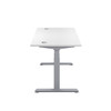 Economy Height Adjustable Sit Stand Desk - White - Multiple Sizes 