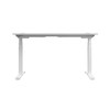 Economy Height Adjustable Sit Stand Desk - White - Multiple Sizes 