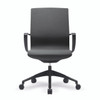 Aeros Medium Back Executive Task Office Chair with Integrated Height Control and Weight Activated Auto Balance Mechanism - Black Minimalistic Design NAU-BCF-U370-BK