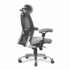 Ergo Ergonomic Luxury High Back Executive Mesh Office Chair Certified for 24 Hour Use - Grey with Chrome Base 
