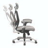 Ergo Ergonomic Luxury High Back Executive Mesh Office Chair Certified for 24 Hour Use - Grey with Chrome Base NAU-DPA-ERGO-GY