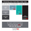 Cleartex Ultimat Chair Mat for Hard Floors | Clear Polycarbonate Floor Protector | Rectangular With Lip | Multiple Sizes LRHF