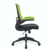 Luna Designer High Back Mesh Task Office Chair with Folding Arms - Green and Black Two Tone Operator Chair NAU-BCM-T1302-GN