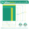 Ecotex Marlon BioPlus Eco Friendly Polycarbonate Chair Mat for Hard Floors | Rectangular | Multiple Sizes CMFLBS