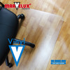 Marvelux PVC Office Chair Mat for Hard Floors 90 x 120cm, Clear Rectangular Hard Floor Protector Mat 