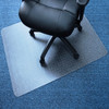Marvelux PVC Office Chair Mat for Low Pile Carpets (up to 6mm) - Clear Rectangular Carpet Protector - 90 x 120cm