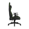 Apollo Ergonomic Gaming Chair with 4D Multi-Dimensional Armrest & 155° Tilt - Faux Leather - Black with Green