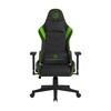 Apollo Ergonomic Gaming Chair with 4D Multi-Dimensional Armrest & 155° Tilt - Faux Leather - Black with Green NAU-BCP-B390-BK-GN