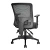 Barri Medium Back 3 Lever Mesh Task Chair with Height Adjustable Arms, Height Adjustable Back and Back Angle Adjustment - Black NAU-UKND-BCM-K610-BK