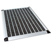 Ultralux Indoor Aluminium Door Mat – Non-Slip Heavy Duty Scraper Doormat – Weatherproof Metal Frame & Waterproof Backing - Grey & Black – 40 x 60cm UAB04060GR