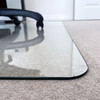 Marvelux Tempered Glass Chair Mat for Deep Pile Carpets, All Carpets and Hard Floors