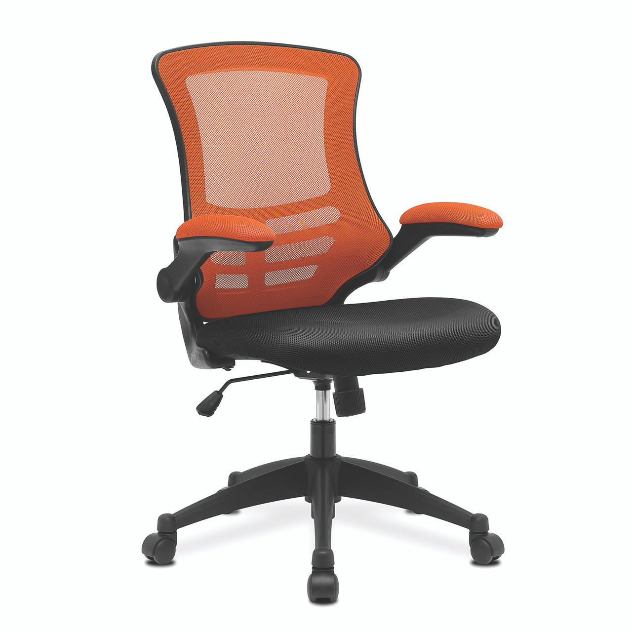 Luna Designer High Back Mesh Task Office Chair with Folding Arms