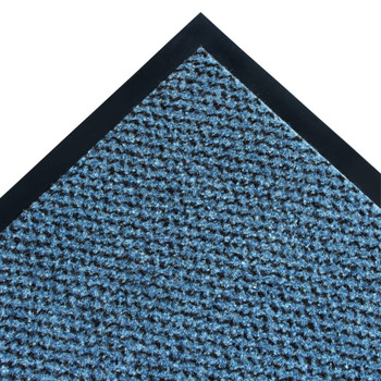 Ultralux Scraper Entrance Mat, Polypropylene Fibers and Anti-Slip Vinyl  Backed Indoor Entry Rug Doormat, Blue