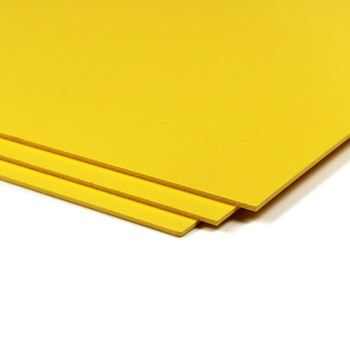 CraftTex Bubbalux Creative Craft Board | Daffodil Yellow | Pack of 3 Sheets | Standard Size 215 x 279mm 
