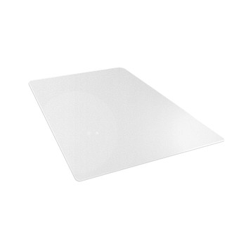 Cleartex MegaMat Heavy Duty Polycarbonate Floor and Carpet Protector Exercise Mat for Home Gyms, Exercise and Fitness | For Hard Floors and All Pile Carpets | Clear Thickest Polycarbonate Floor Mat | Rectangular | Multiple Sizes FM-MER