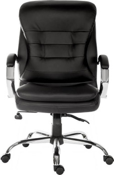 Goliath Light Bonded Leather Faced Executive Office Chair Black 