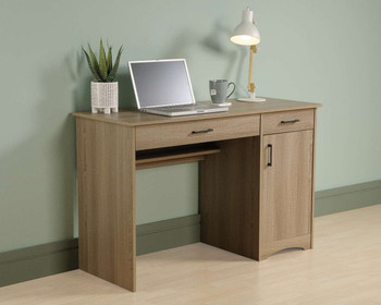 Essentials Home Office Computer Desk Summer Oak TEK-UKND-5424256