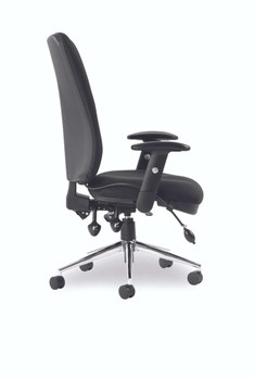 Chiro High Back Task Operator Office Chair with Arms Black DYN-OP000006
