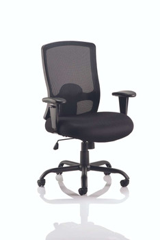 Portland Heavy Duty Task Operator Office Chair with Mesh Back Black DYN-OP000106