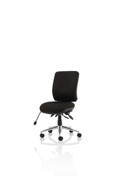 Chiro Medium Back Task Operator Office Chair without Arms Black DYN-OP000247