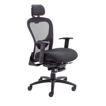Strata High Back 24 Hour Heavy Duty Mesh Ergonomic Office Chair Black TCO-CH0735BK