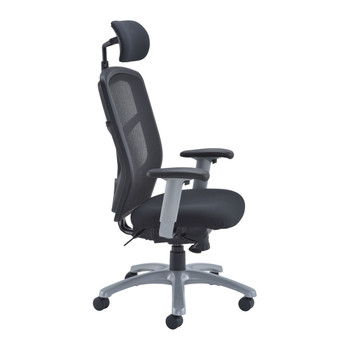 Fonz 24 Hour Heavy Duty Mesh Office Chair Black 