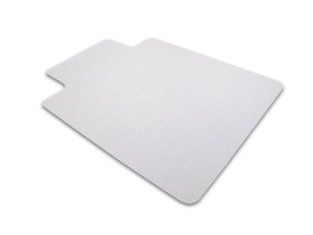 Cleartex Ultimat Chair Mat for Hard Floors | Clear Polycarbonate Floor Protector | Rectangular With Lip | Multiple Sizes LRHF