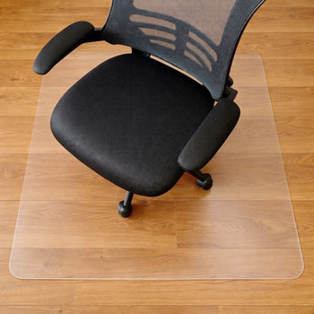 Marvelux PVC Office Chair Mat for Hard Floors – Clear Rectangular Floor Protector - Multiple Sizes