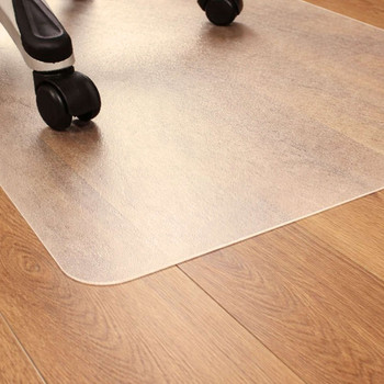 Marvelux PVC Office Chair Mat for Hard Floors – Clear Rectangular Floor Protector 90 x 120cm UMR12VEC090