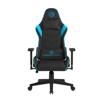 Apollo Ergonomic Gaming Chair with 4D Multi-Dimensional Armrest & 155° Tilt - Faux Leather - Black with Blue