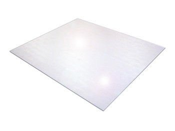 Cleartex Ultimat XXL General Purpose Protective Floor Mat for Hard Floors |Clear | Strong Polycarbonate | Square Chair Mat | 150 x 150cm FR1215015019ER