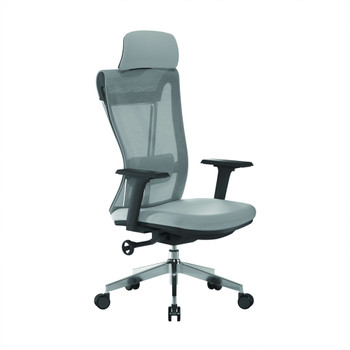 Moritz Highly Adjustable Eco-Friendly Mesh Chair Certified for 24 Hour Use - Grey NAU-UKND-BCM-M355-GY