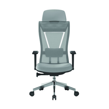 Moritz Highly Adjustable Eco-Friendly Mesh Chair Certified for 24 Hour Use - Grey NAU-UKND-BCM-M355-GY