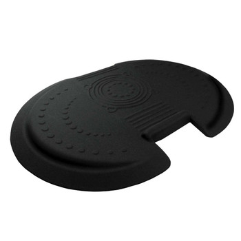 AFS-TEX System 5000X Active Anti-Fatigue Mat with Raised Ergonomic Surround for Standing Desks and Home or Office Use | Black | Size 66 x 90cm FCA5XBK2535