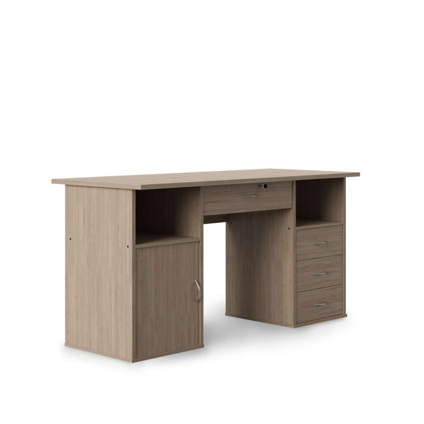 Dallas Computer Workstation Home Office Desk Oak DOR-UKND-AW12289OAK