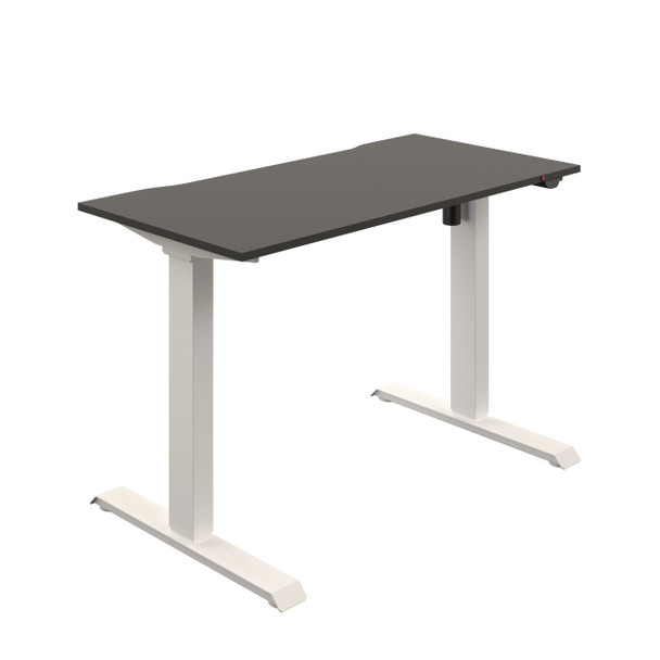 Okoform Height Adjustable Sit Stand Heated Office Desk with Single Motor - W1200 x D600 x H734-1234mm - Multiple Finishes 