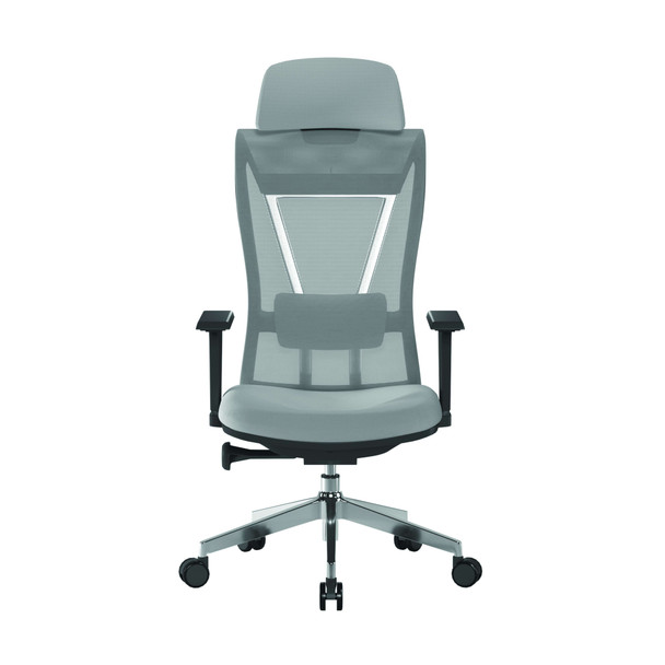 Moritz Highly Adjustable Eco-Friendly Mesh Chair Certified for 24 Hour Use - Grey NAU-UKND-BCM-M355-GY