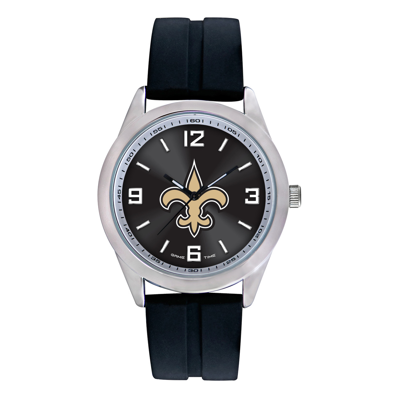  Game Time New Orleans Saints Silicone Watch Band and