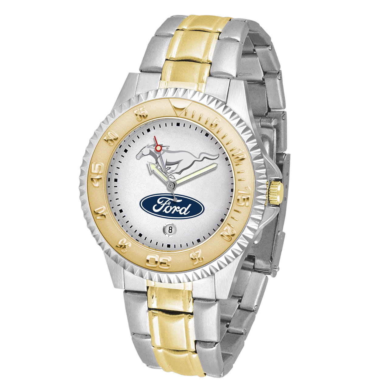 New Logo Design Ford Mustang 50th Custom Stainless Steel Wrist Watch