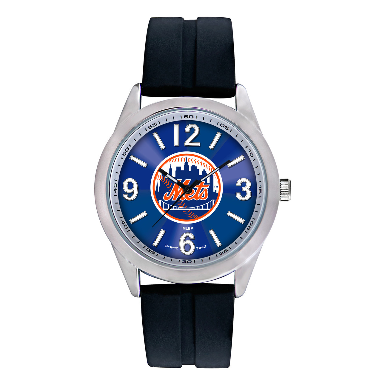 WiCraft ウィンクラフト NY METS メッツ 時計 ブルー New York Mets Men's Watch - Varsity Series V2 Dial - Game Time Watches