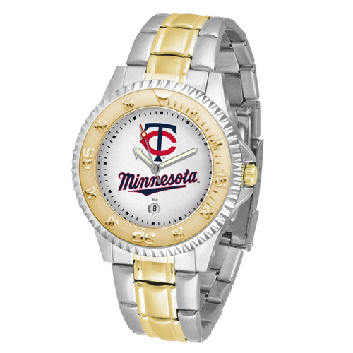 Minnesota Twins Men's Watch - MLB Two-Tone Competitor Series