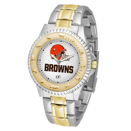 Cleveland Browns Men's Watch - NFL Two-Tone Competitor Series