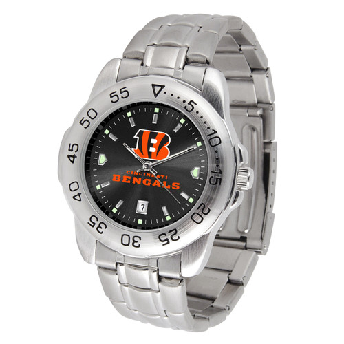 Cincinnati Bengals Men's Watch - NFL Sport Steel Series