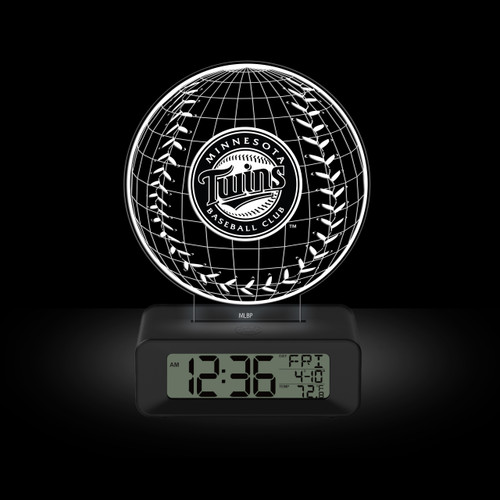 Minnesota Twins MLB LED 3D Illusion Alarm Clock