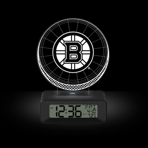 Boston Bruins NHL LED 3D Illusion Clock