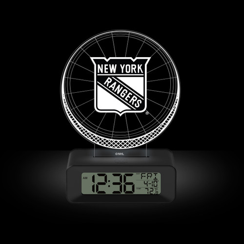 New York Rangers NHL LED 3D Illusion Clock