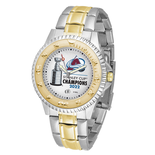 Colorado Avalanche  Men's Watch - Two-Tone Competitor Series - NHL 2022 Stanley Cup Champions Edition