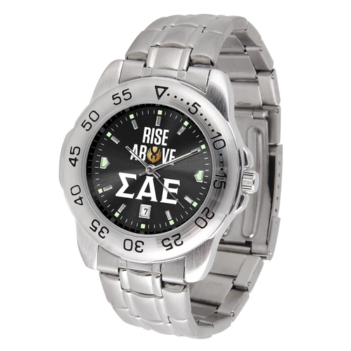 Sigma Alpha Epsilon Men's Watch - SAE Sport Steel Fraternity Series