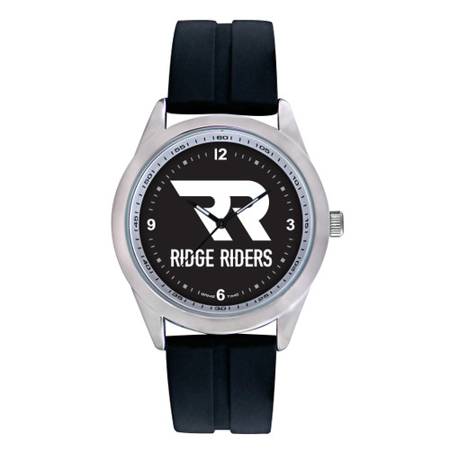 Arizona Ridge Riders by Teton Ridge PBR team men's wristwatch with a black adjustable band