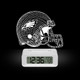 LED DESK CLOCK PHILADELPHIA EAGLES